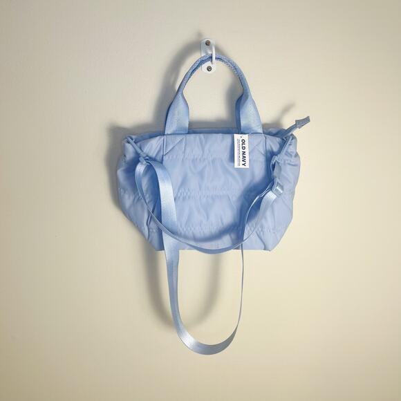 Old Navy Puff Active Tote Blue New Crossbody - Picture 3 of 6